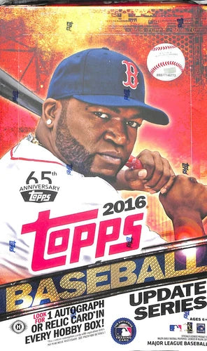 2016 Topps Update Series Baseball Hobby Box