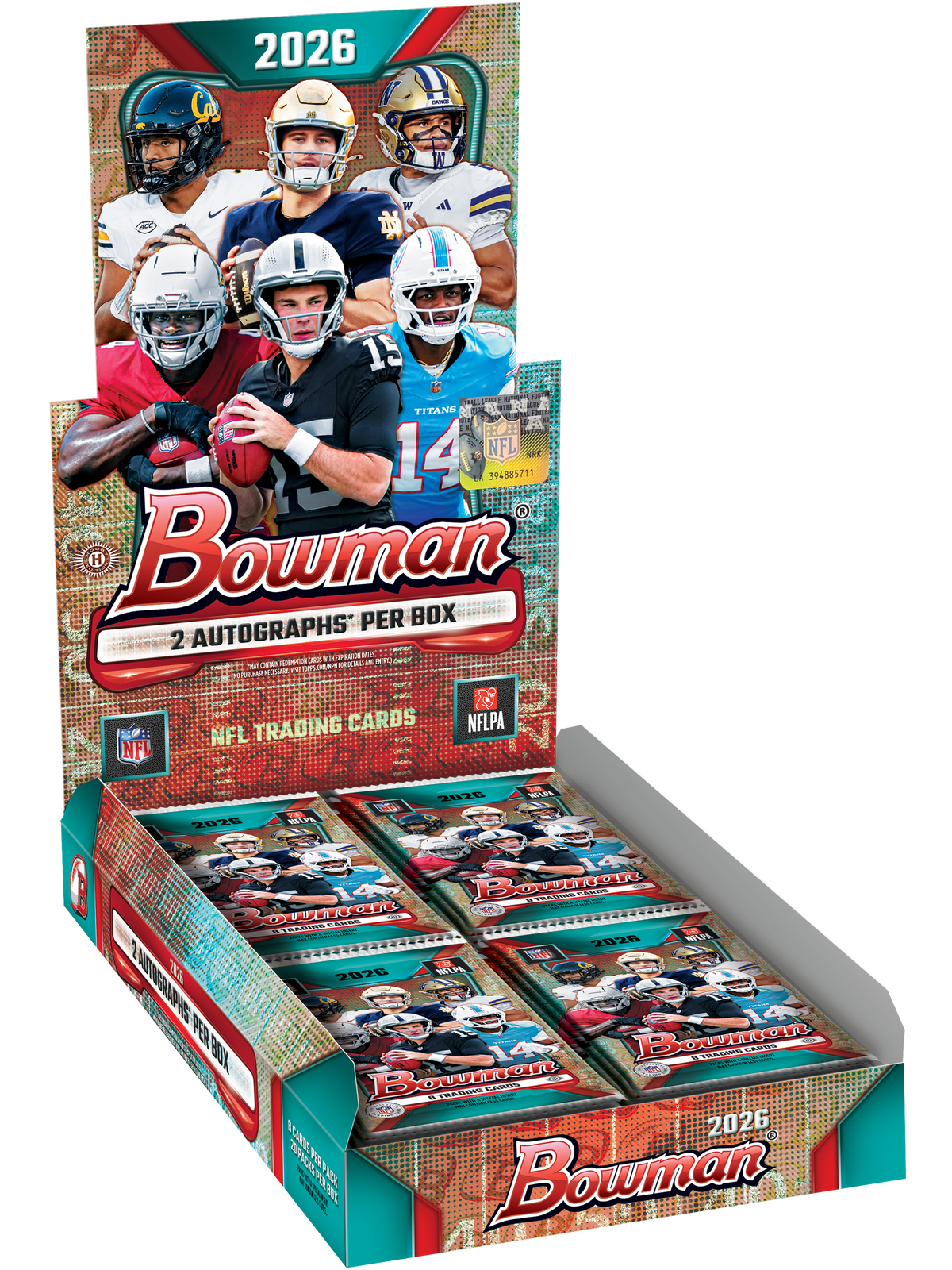 2026 Bowman Football Hobby Box (Pre-Sale)