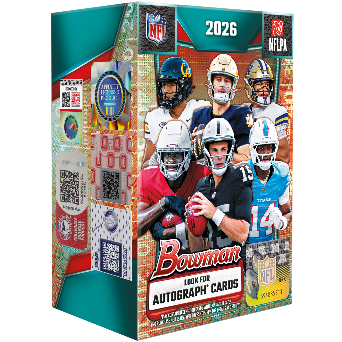 2026 Bowman Football Value Box