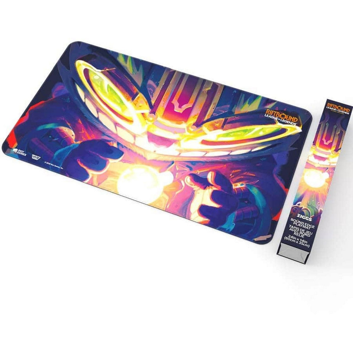 Riftbound League of Legends ZIGGS Bound Edge Playmat