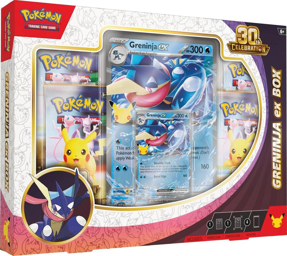 Pokemon 30th Greninja Ex Box