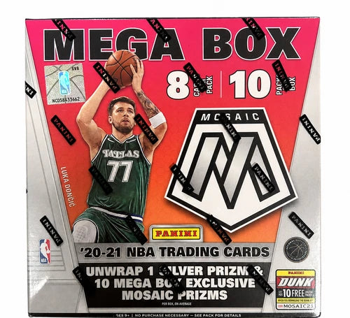 2020-21 Panini Mosaic Basketball Mega Box (Reactive Blue)