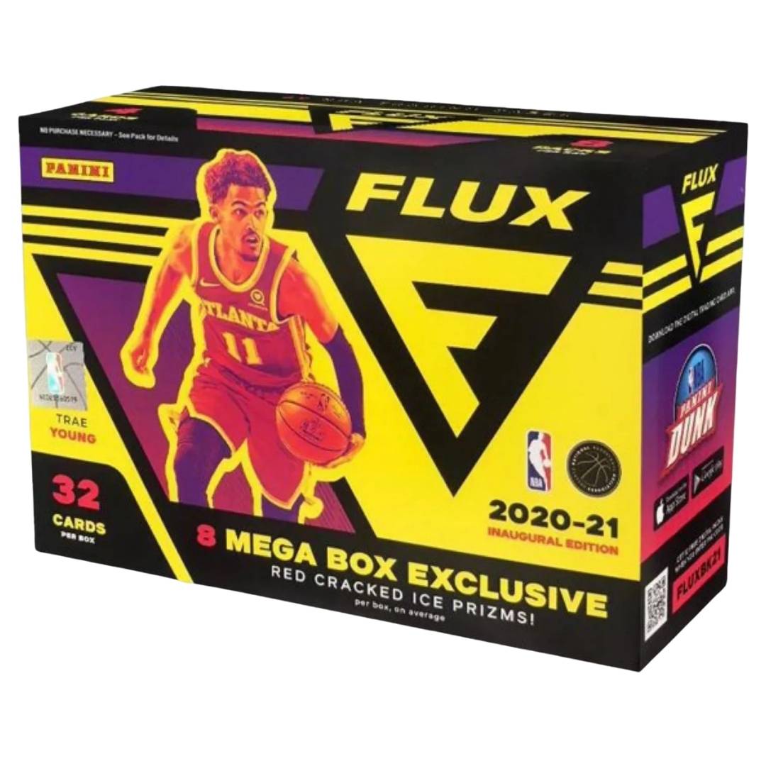 2020-21 Panini Flux Basketball Mega Box (Red Cracked Ice Prizms!)