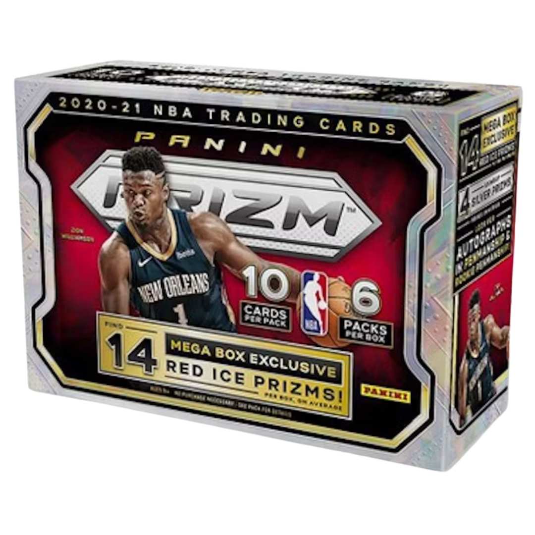 2020-21 Panini Prizm Basketball Mega Box(Red Ice Prizms)