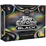  2025 Topps Chrome Black Football Hobby Box
