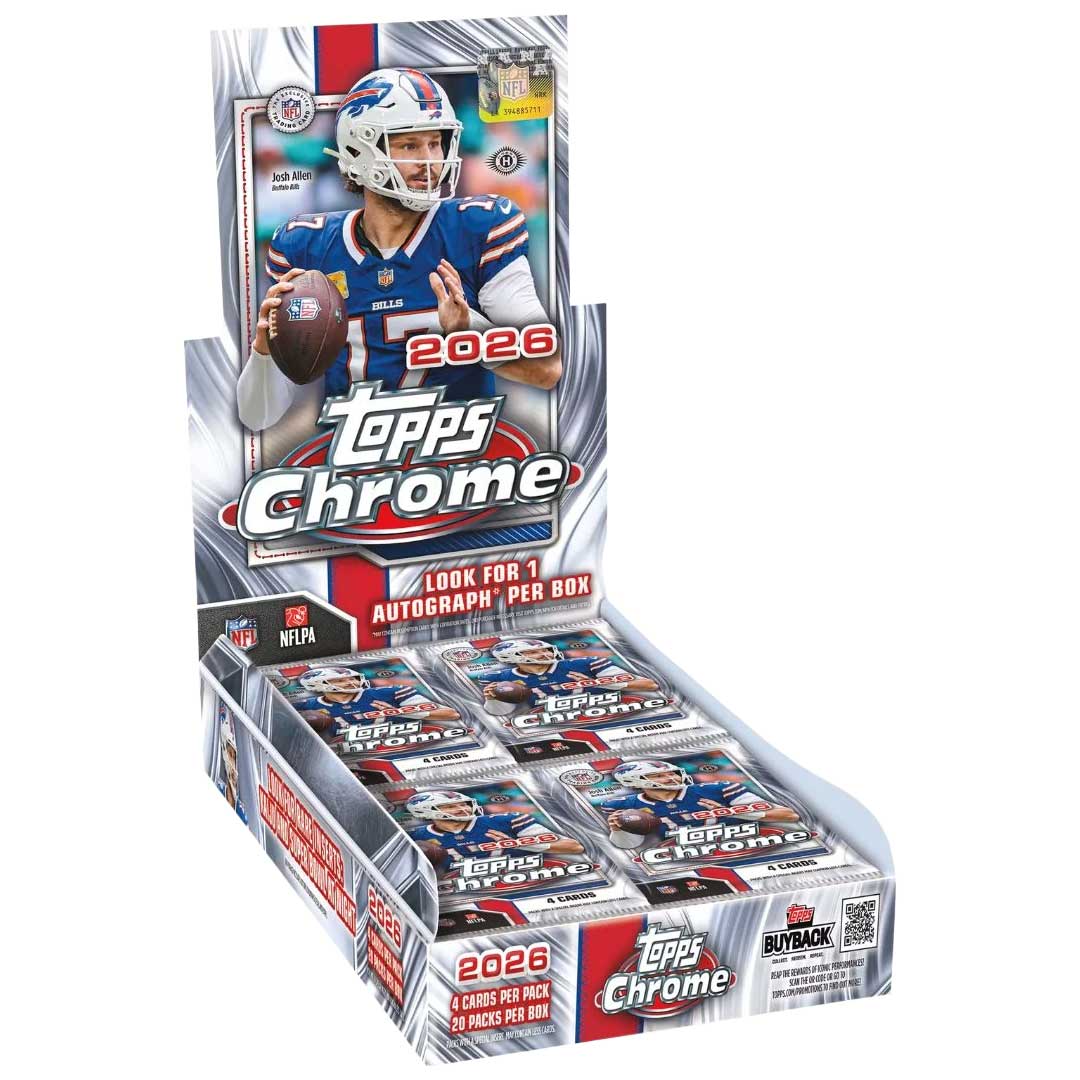 2026 Topps Chrome Football Hobby Box