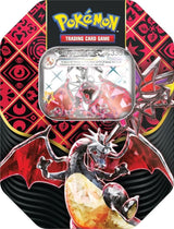 Pokemon Paldean Fates Charizard Ex Tin (4 Pack)