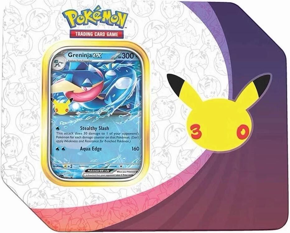 Pokemon 30th Sylveon / Greninja Ex Tin (At Random)