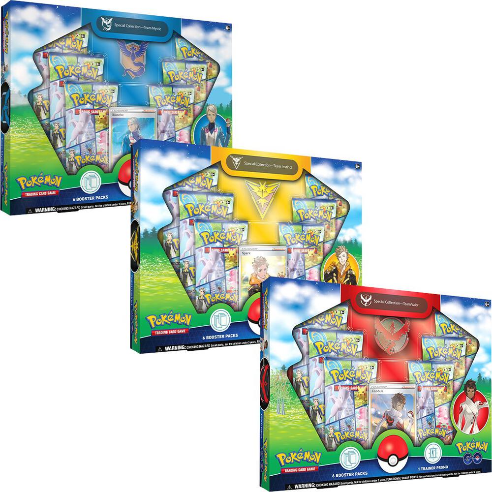 Pokemon GO Team Valor, Team Instinct & Team Mystic Special Collection Box (At Random)