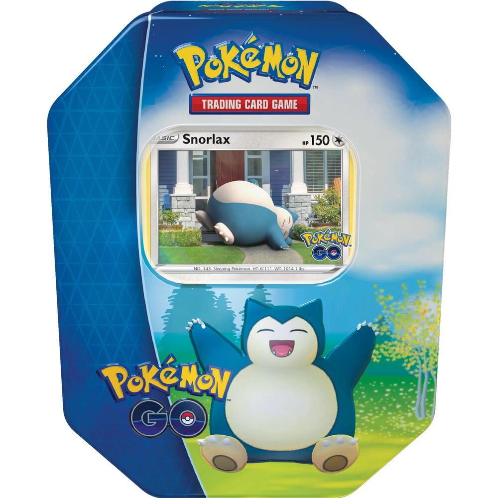 Pokemon Go Snorlax Tin (4 Pack)