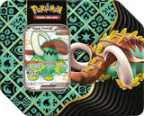 Pokemon Paldean Fates Great Tusk Ex Tin (5 Pack)